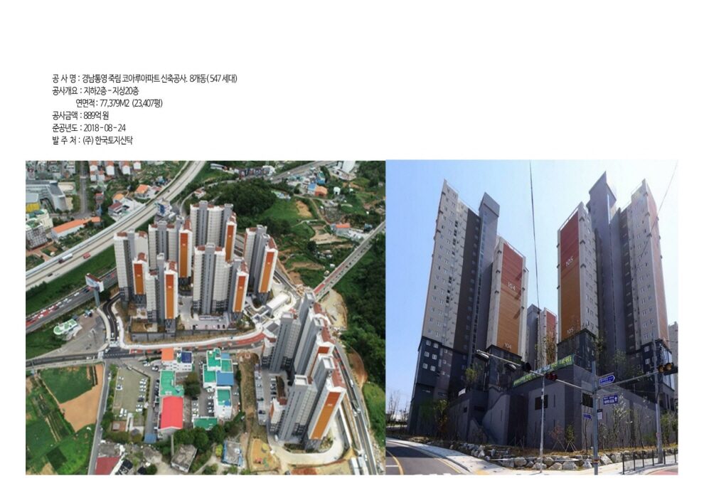 현장소장 실적 01